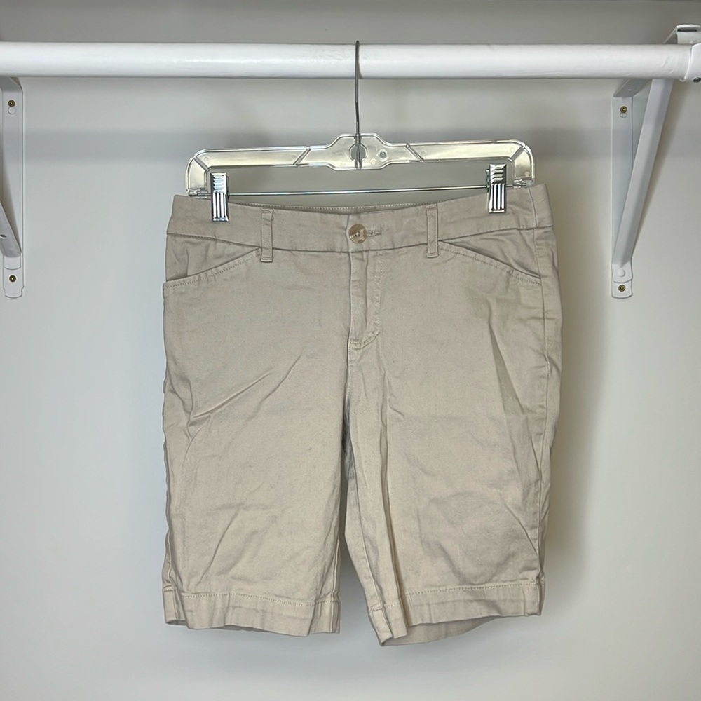 St. John’s Bay‎ Khaki Bermuda Shorts- 8P